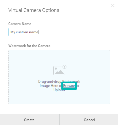 Create Virtual Camera