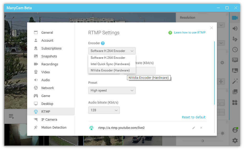 How To Enable Nvidia Nvenc Encoder Manycam Help And Support