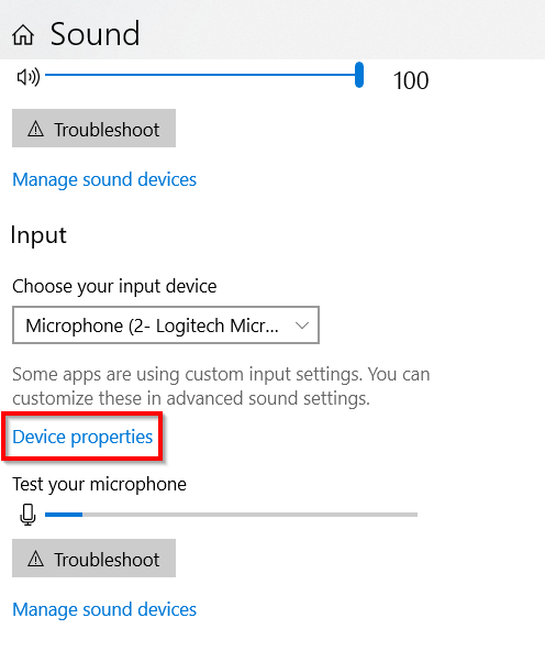 sound device being used by another application