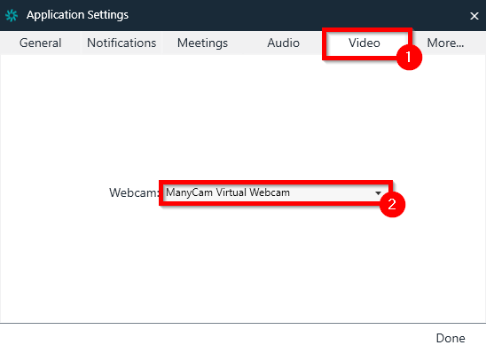 How To Use Manycam With Amazon Chime Manycam Help And Support